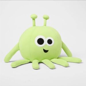Alien Soothing Weighted Plush Kids’ Throw Pillow Green - Pillowfort